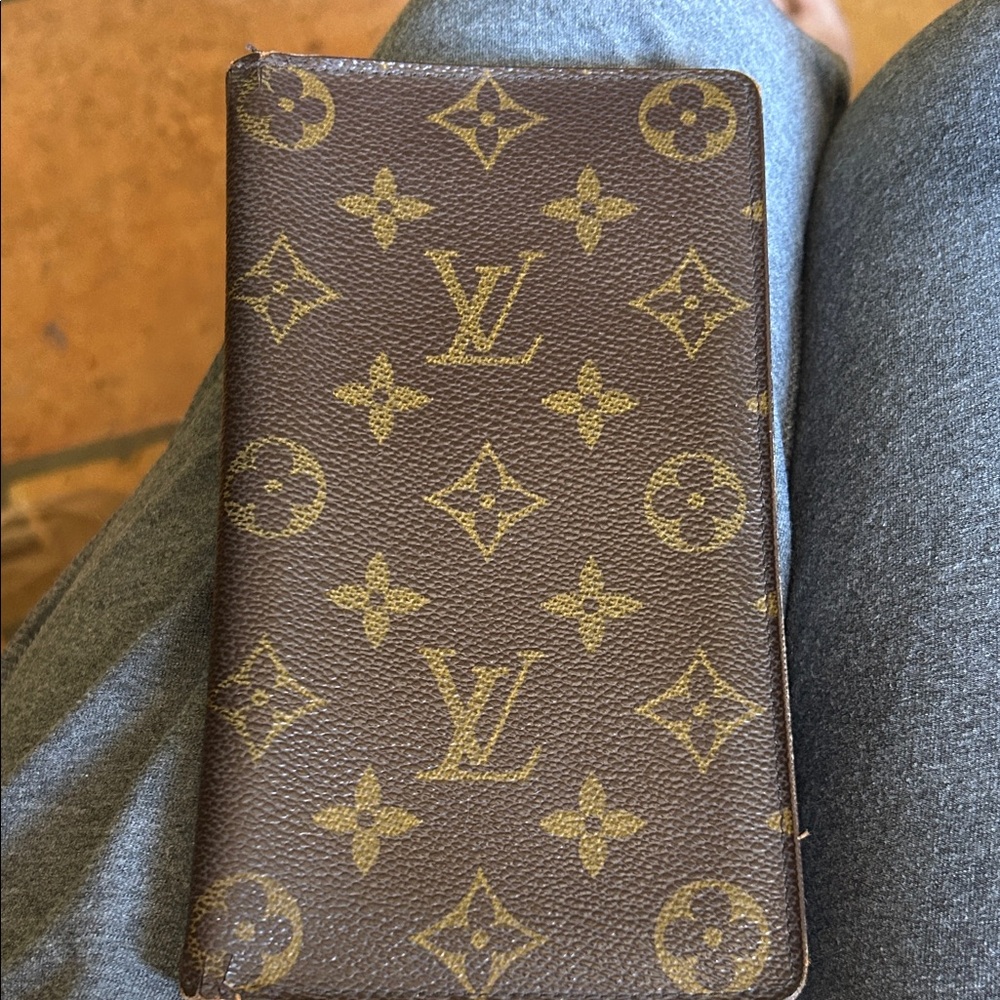 Louis Vuitton Brown and Gold Monogram Wallet